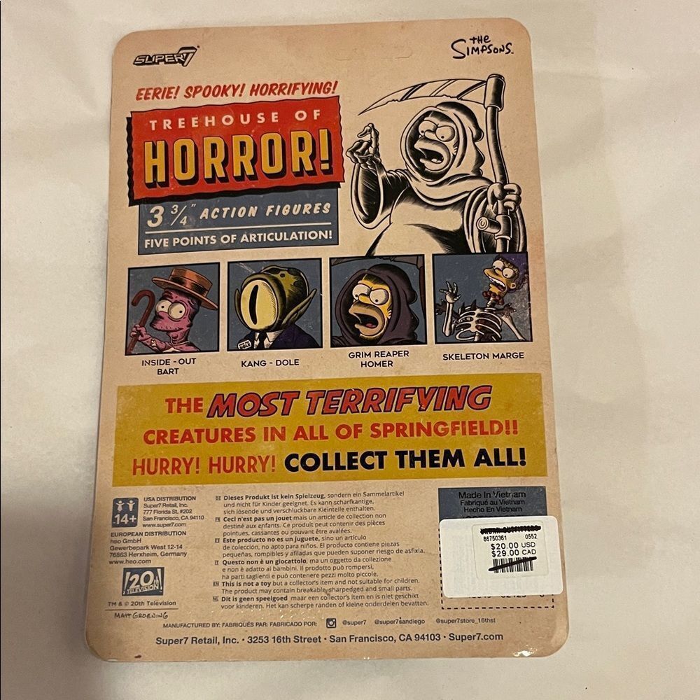 The Simpsons Treehouse of Horror Skeleton Marge Action Figure - Picture 2 of 4